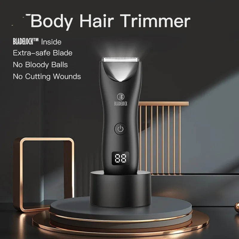 Men's Groin Body Hair Safety Knife Head Cut Haircut Waterproof Electric Hair Cutter - Bellarte Enchanté Men's Groin Body Hair Safety Knife Head Cut Haircut Waterproof Electric Hair Cutter